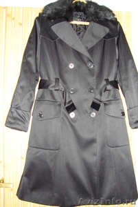 Продам демисизонное пальто черное 48 раз. - Изображение #1, Объявление #379938