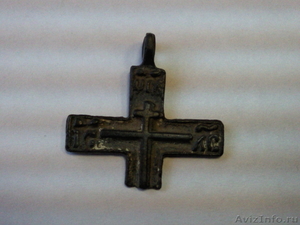 фрагмент православного нательного креста 17-18 века - Изображение #2, Объявление #779586
