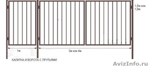 Калитка и ворота на забор с доставкой - Изображение #3, Объявление #811872