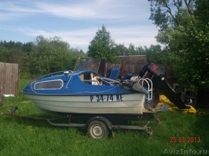 Продам лодку с мотором МЕРКУРИ- 50 ELPTE, 4-х тактный, гидравлика - Изображение #3, Объявление #1108368